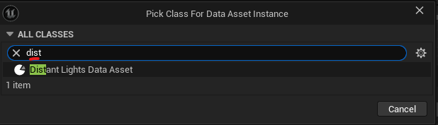 Create new data asset