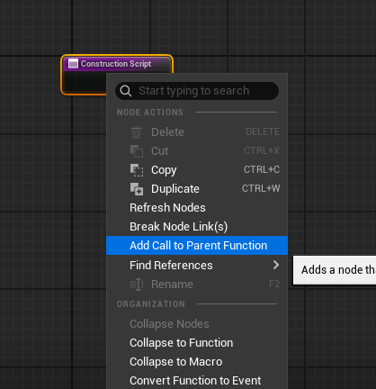 Add call to parent function