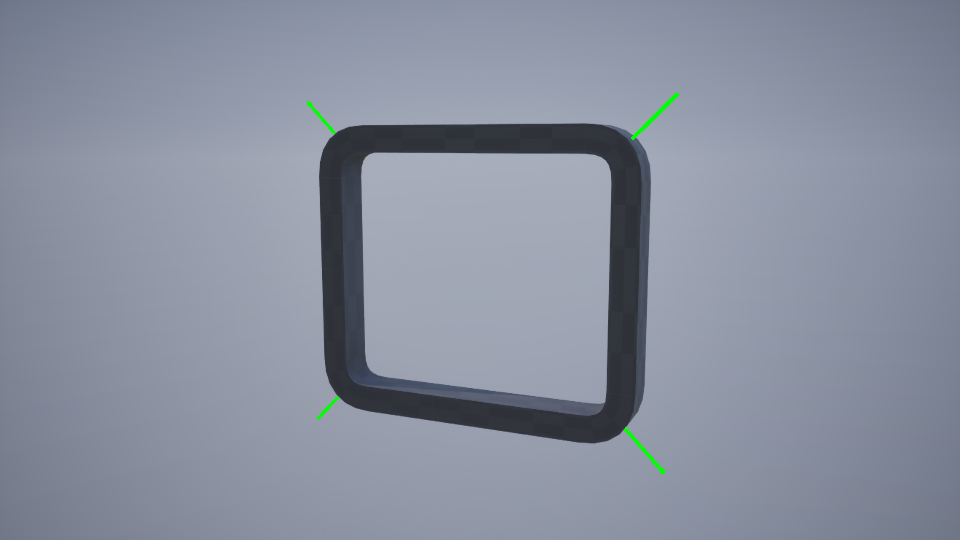 Corner debug visualization example