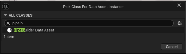 Create new data asset