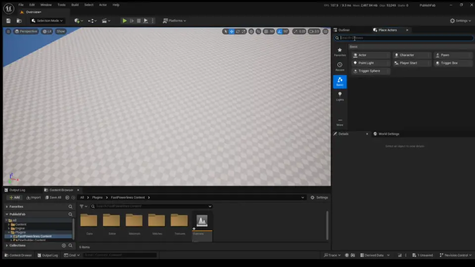 Drag drop from place actors